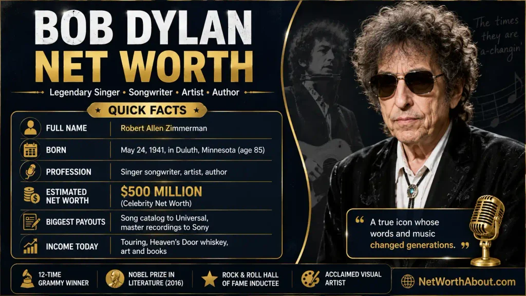 Bob Dylan Net Worth