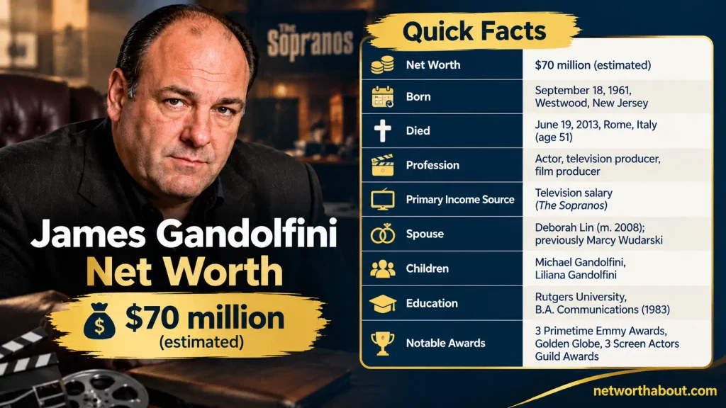 James Gandolfini Net Worth