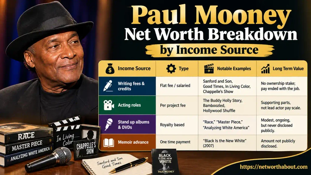 Paul Mooney Net Worth
