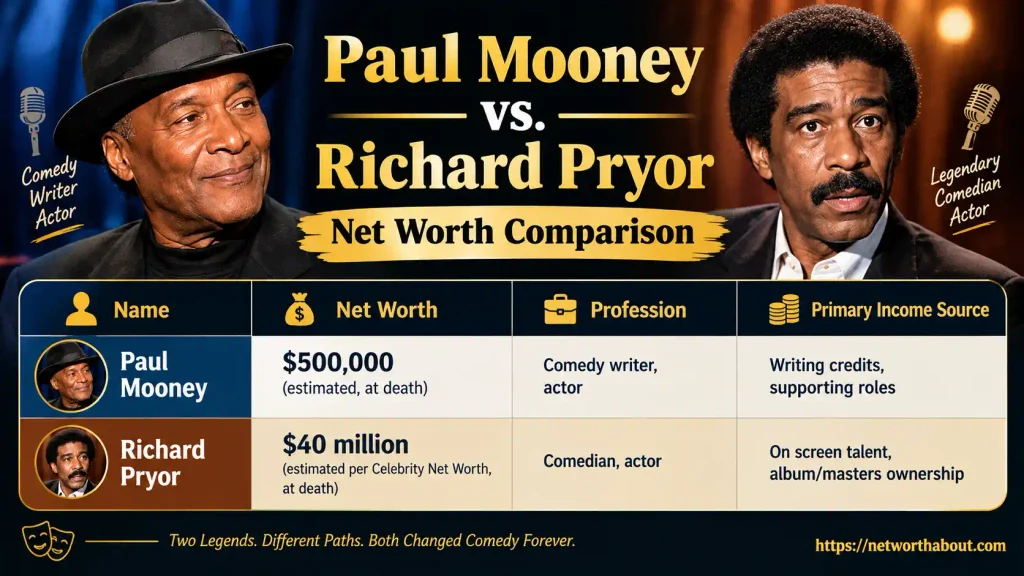 Paul Mooney Net Worth